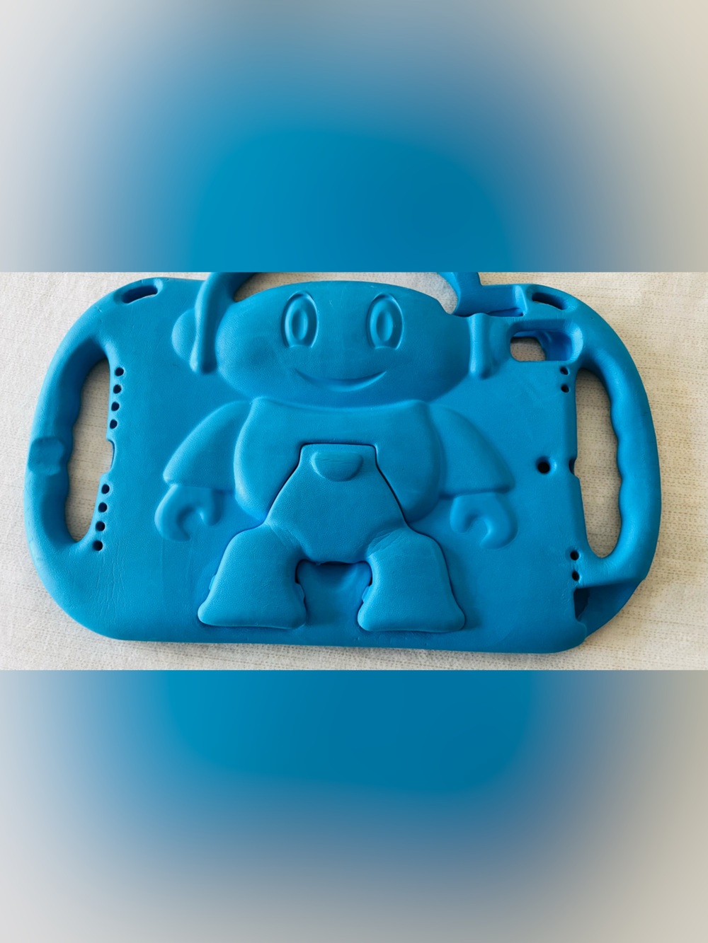 Blue Kids Tablet Foam Case with Handles & stand 
11x7”
